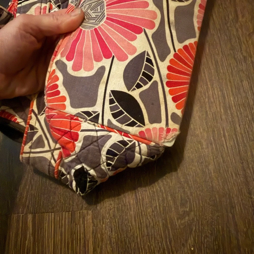Vera Bradley floral diaper bag with changing pad